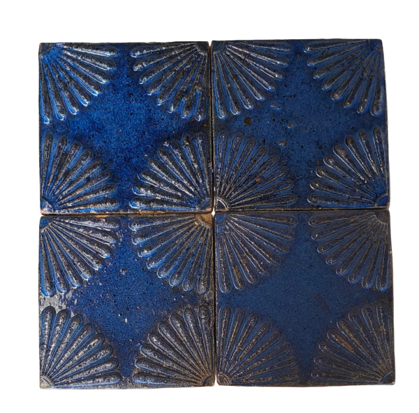 Zellige Daisy Blue 15cm x 15cm
