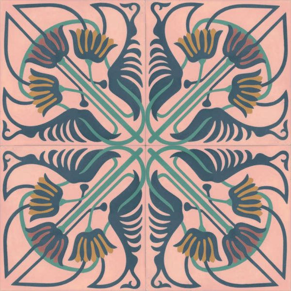 Moroccan Encaustic Cement Jungle Bliss 1