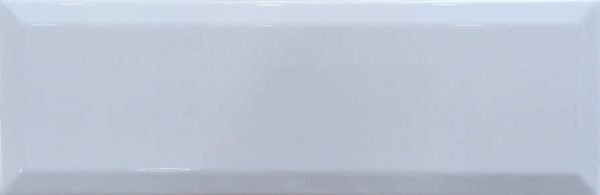 Metro Subway White Bevelled Shiny 10cm x 30cm