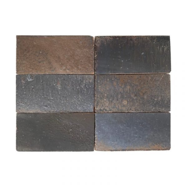 Zellige Iron Copper 15cm x 7.5cm
