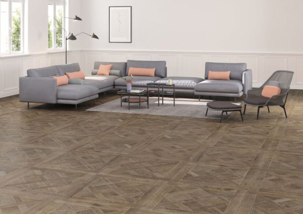 Hamptons Oak Cognac 90cm x 90cm