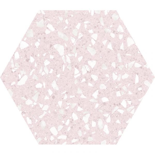 Venice Pink Hex 22cm x 25cm