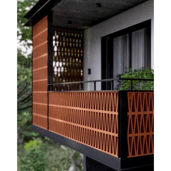 Clay Breeze Block T36 20cm x 30cm x 9.7cm