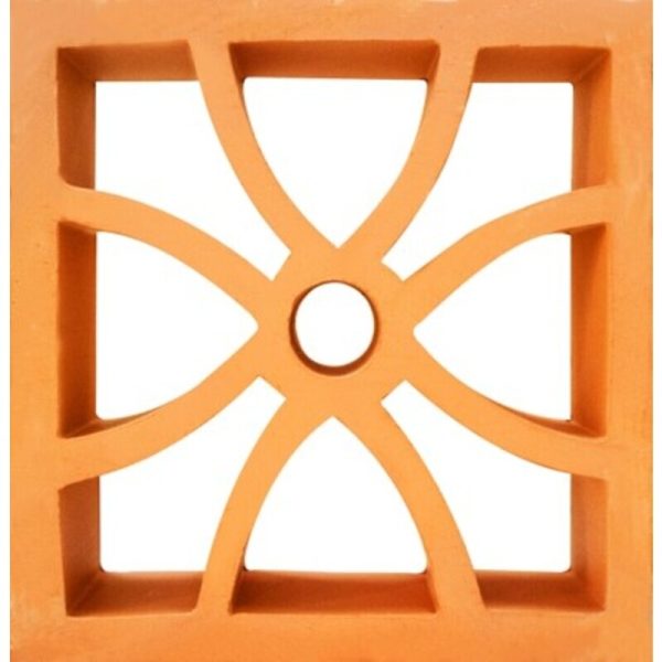 Clay Breeze Block T21 20cm x 20cm x 6cms