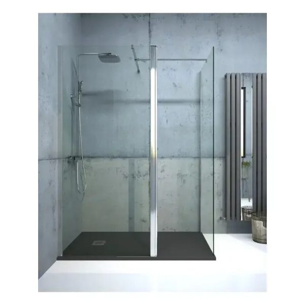 ASPECT 900mm Wetroom Panel - Chrome